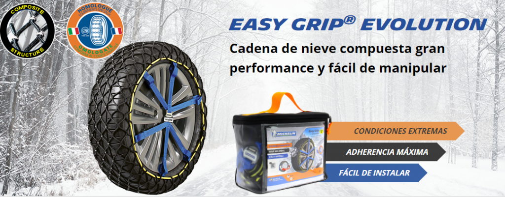 Aclarar Intensivo Persona australiana ➡️ Cadena Michelin EASY GRIP® EVOLUTION Cadenas para la nieve